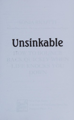 Cover for Unsinkable