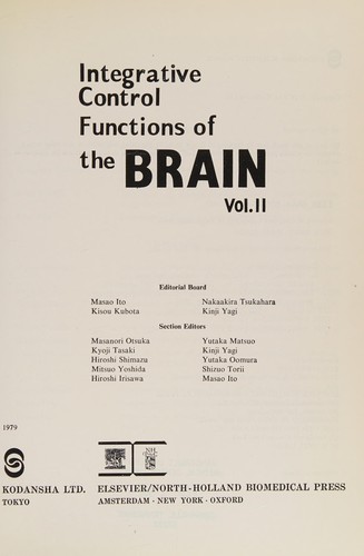 Cover for Integrative Cont Brain