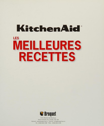 Cover for Les Meilleures Recettes KitchenAid