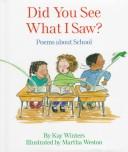 Cover for Did you see what I saw?