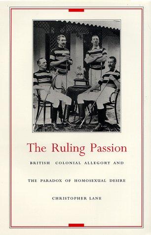 Cover for The ruling passion