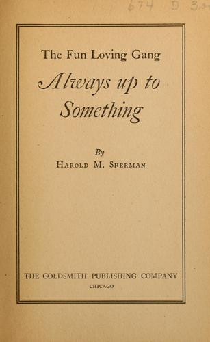 Cover for Always up to something