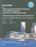 Cover for Proceedings of the 20th Annual International Conference of the IEEE Engineering in Medicine and Biology Society
