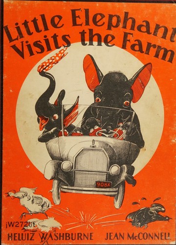 Cover for Little Elephant visits the farm
