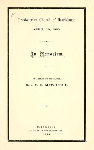Cover for In memoriam
