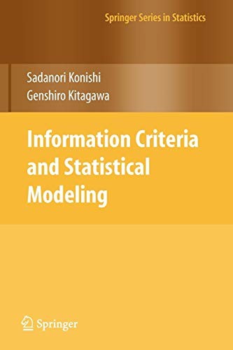 Cover for Information Criteria and Statistical Modeling