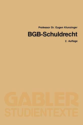 Cover for Bgb-Schuldrecht