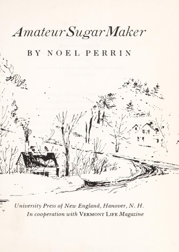 Cover for Amateur sugar maker.