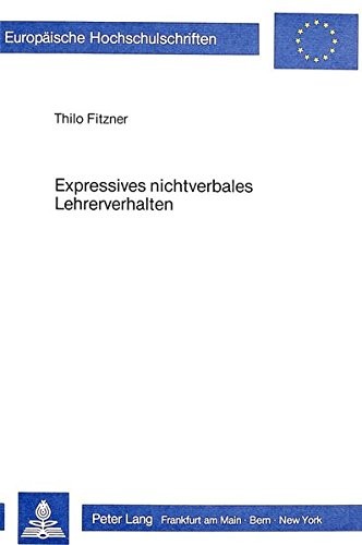 Cover for Expressives nichtverbales Lehrerverhalten