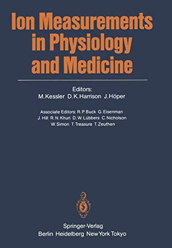 Cover for Ion Measurements in Physiology and Medicine