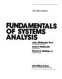 Cover for Fundamentals of systems analysis