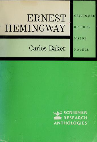 Cover for Ernest Hemingway: critiques of four major novels.