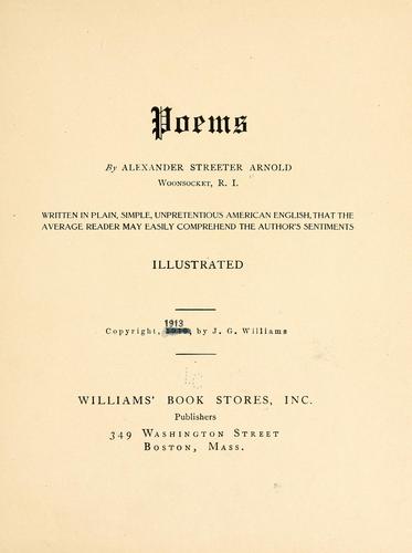Cover for Poems