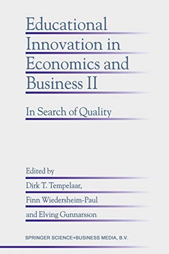 Cover for Educational Innovation in Economics and Business Ii