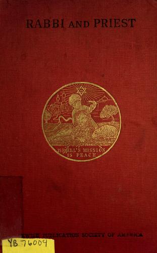 Cover for Rabbi and priest