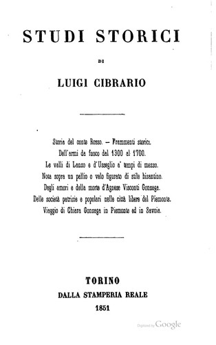 Cover for Studi storici