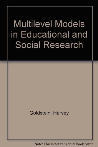 Cover for Multilevel Models in Educational and Social Research