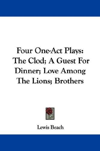 Cover for Four One-Act Plays