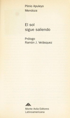 Cover for El sol sigue saliendo