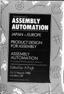 Cover for Developments in assembly automation