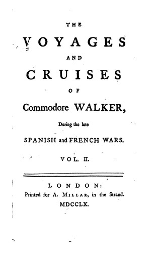 Cover for The Voyages and Cruises of Commodore Walker, During the Late Spanish and ...