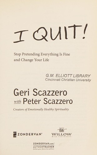 Cover for I quit
