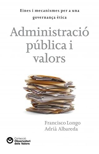 Cover for Administració pública i valors