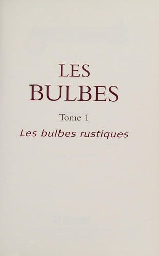 Cover for Les bulbes