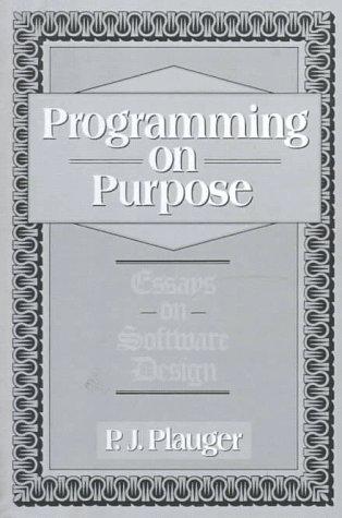 Cover for Programming on purpose