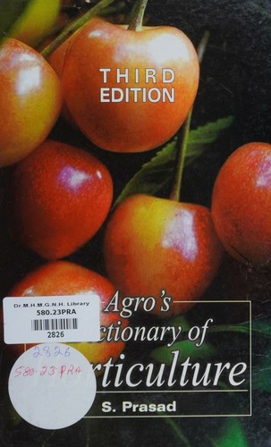 Cover for Agro's Dictionary of Horticulture
