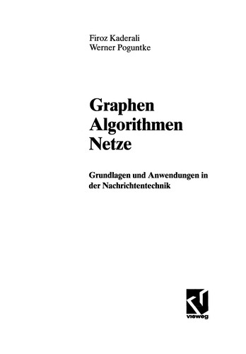 Cover for Graphen Algorithmen Netze