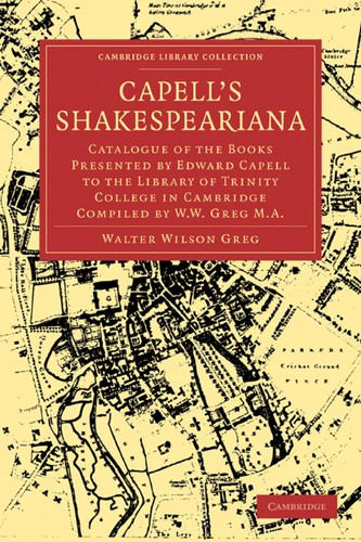 Cover for Capell's Shakespeariana