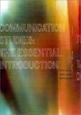 Cover for Communication Studies