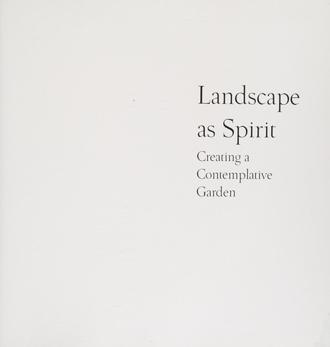 Cover for Landscape As Spirit