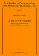 Cover for Changes of Perception
