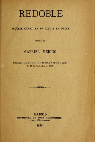 Cover for Redoble