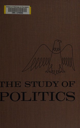 Cover for The study of politics