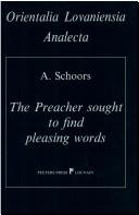 Cover for The preacher sought to find pleasing words