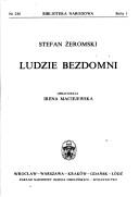 Cover for Ludzie bezdomni