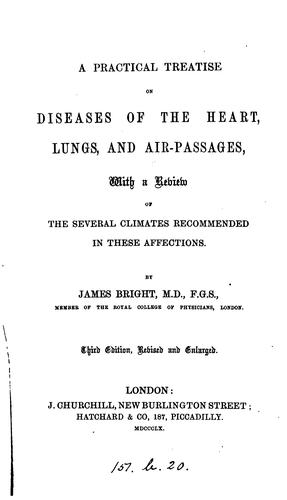 Cover for A practical synopsis of diseases of the chest and air-passages