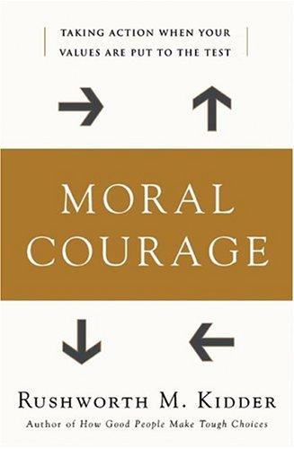 Cover for Moral Courage