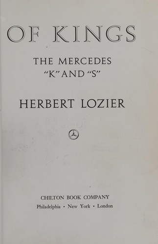 Cover for The car of kings