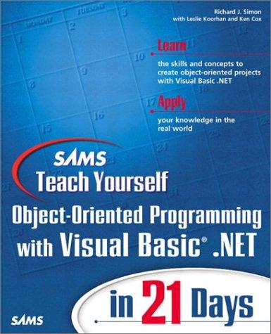 Cover for Sams Teach Yourself Object-Oriented Programming with VB.NET in 21 Days