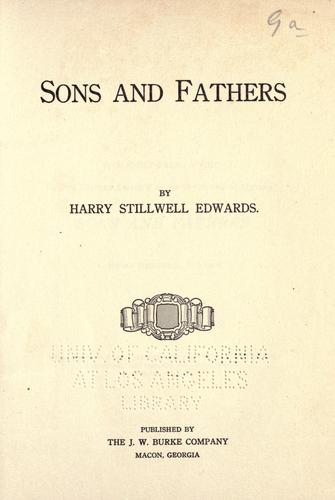Cover for Sons and fathers