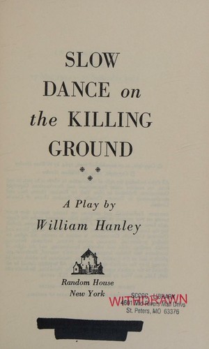 Cover for Slow dance on the killing ground