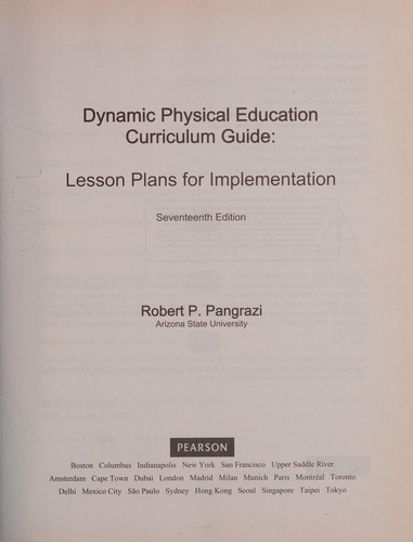 Cover for Dynamic Physical Education Curriculum Guide
