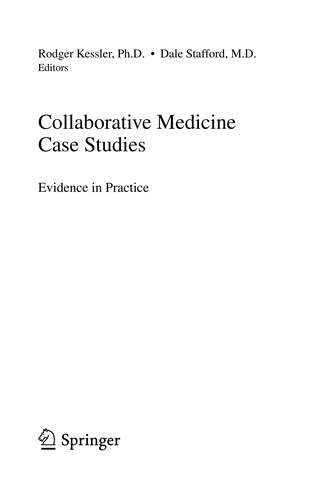 Cover for Collaborative medicine case studies