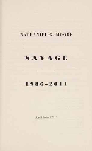 Cover for Savage