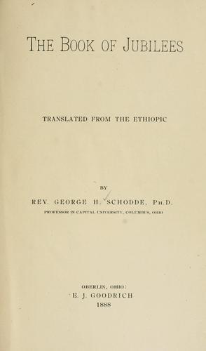 Cover for The Book of Jubilees