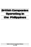Cover for British companies operating in the Philippines.